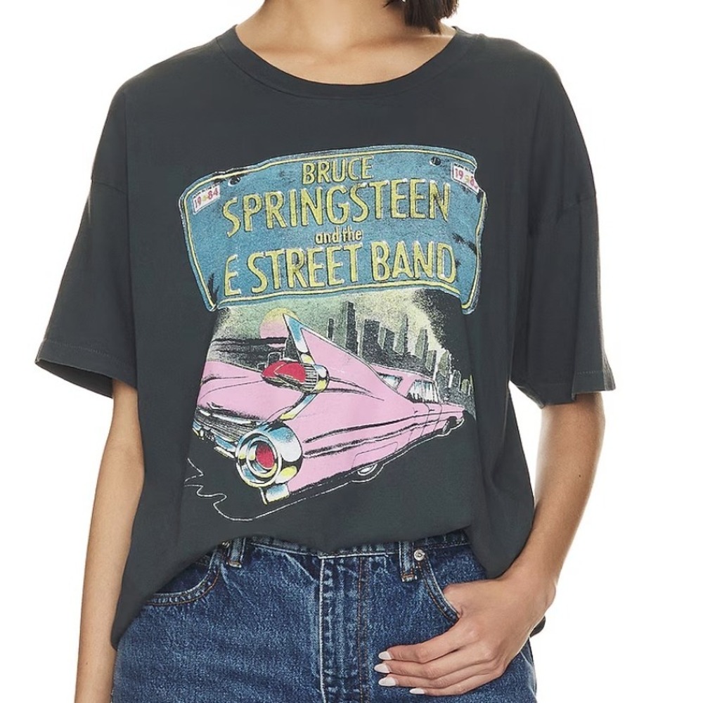 DAYDREAMER Bruce Springsteen Born In The Usa Merch Tee, Vintage Black,XS(NWOT)